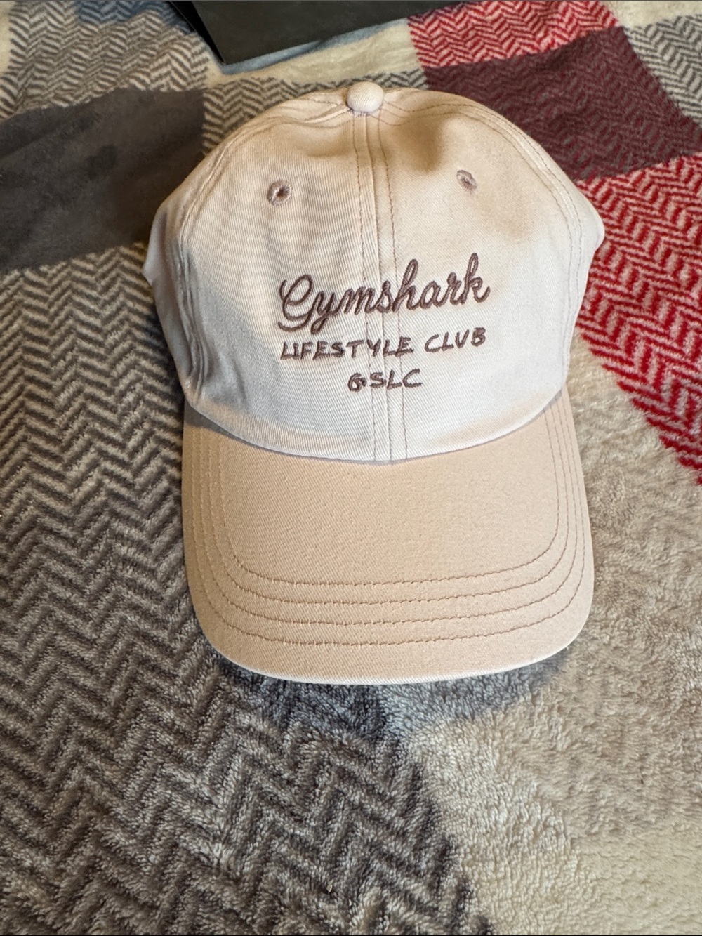 Gymshark light pink Lifestyle Club Baseball Cap
